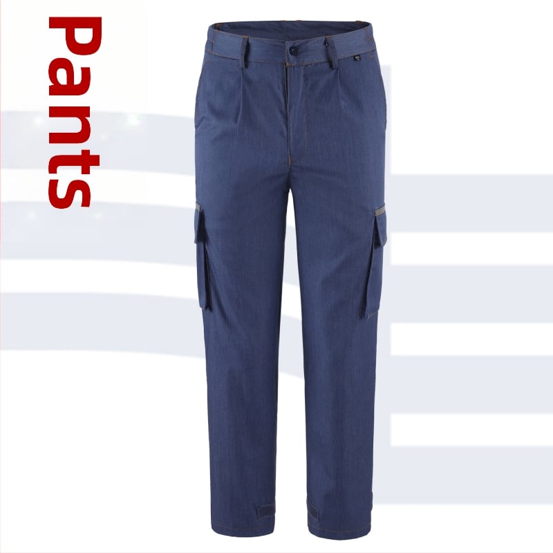 Set uniform de lucru pentru electricieni, vară, anti-static, îmbrăcăminte de protecție durabilă.