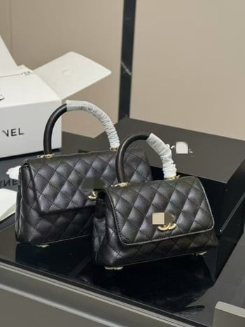 Geantă mini din piele de kavijar, cu lanț, elegantă pentru femei, design exclusivist, versatilă crossbody