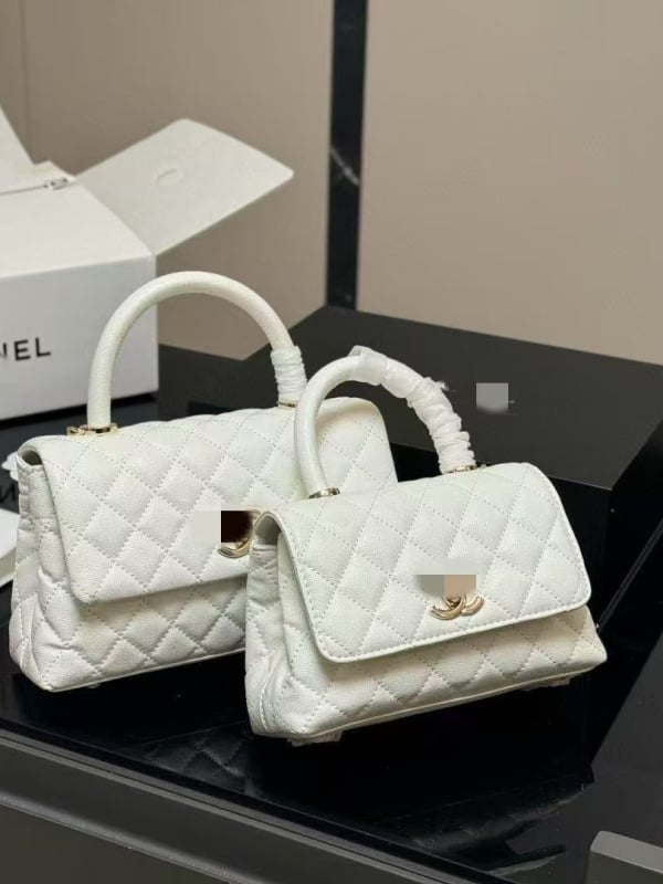 Geantă mini din piele de kavijar, cu lanț, elegantă pentru femei, design exclusivist, versatilă crossbody