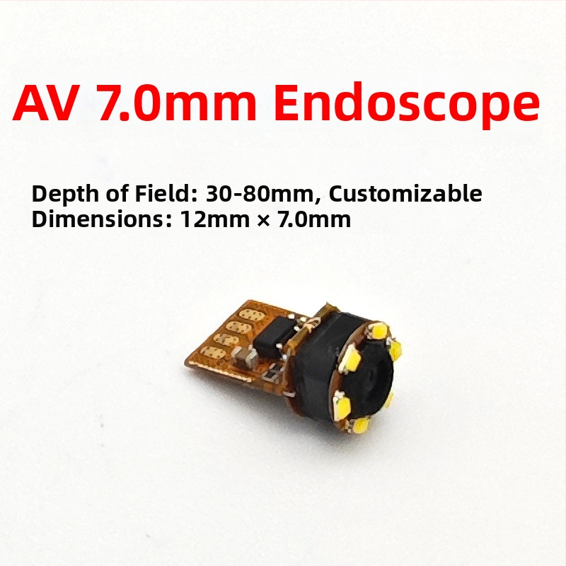 Modul de cameră endoscop AV, ultra-compact, la nivel industrial, achiziție semnal analog, macroimagini cu definiție înaltă