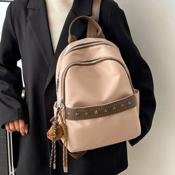 Rucsac Oxford pentru primăvară 2025, unisex, ușor, casual, cu nituri