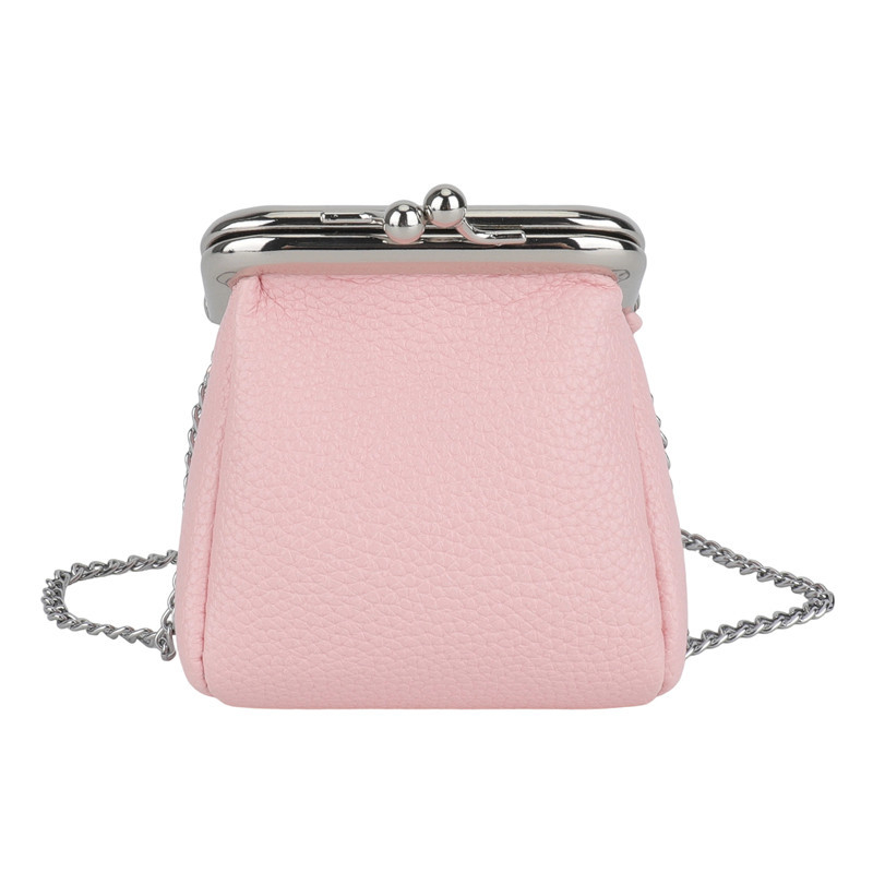 Geantă mini crossbody cu lanț și cataramă, stil cutie PU, căptușeală din nylon, buzunar pentru monede și cosmetic, vara 2026