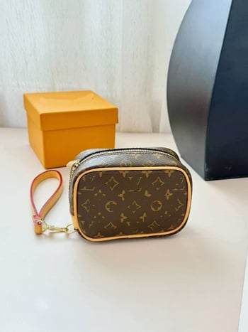 Mini clutch vintage pentru femei, geantă mică pătrată pentru chei, căști și ruj