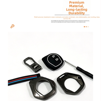 Husă de protecție pentru cheia mașinii, compatibilă cu Suzuki SUZ-D2, aspect premium