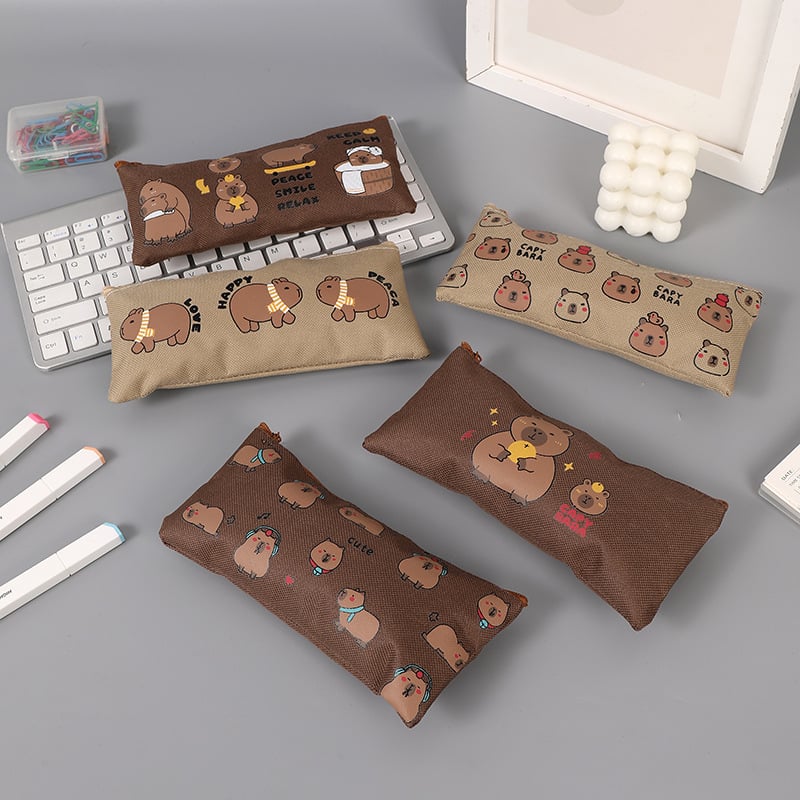 Penar Oxford cu capybara drăguță, pentru elevi, stil coreean