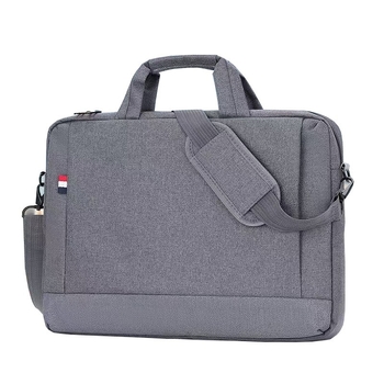 Geantă pentru laptop pentru bărbați – nylon, culoare solidă, curea crossbody, pentru laptop de 15 inch, birou