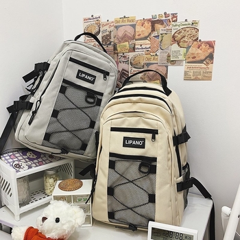 Rucsac japonez Harajuku INS, stil urban, capacitate mare pentru elevi de liceu