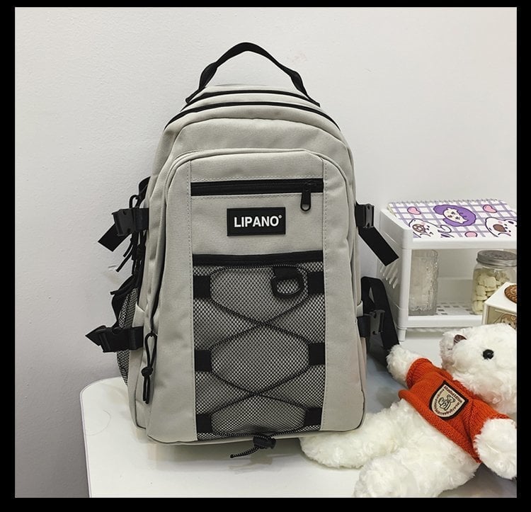 Rucsac japonez Harajuku INS, stil urban, capacitate mare pentru elevi de liceu