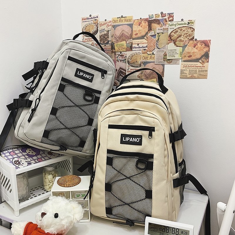 Rucsac japonez Harajuku INS, stil urban, capacitate mare pentru elevi de liceu