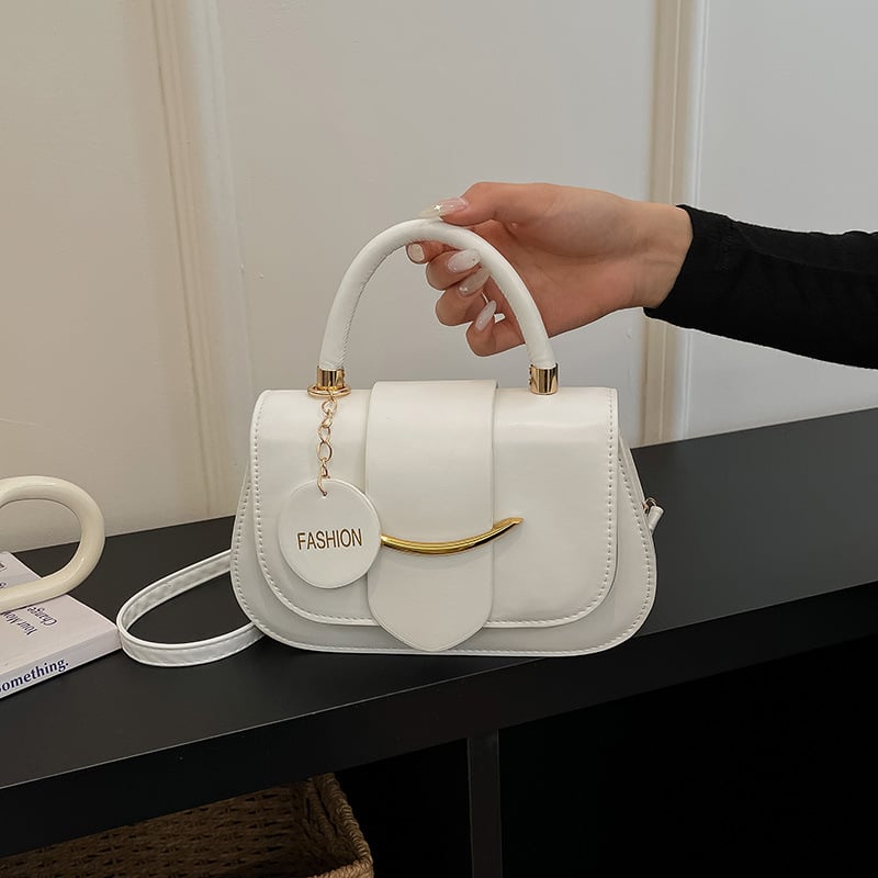 Geantă de damă tip șa de cal, cu o singură curea, 2026 model nou, culoare solidă, inspirată de Chanel, geantă crossbody pe umăr