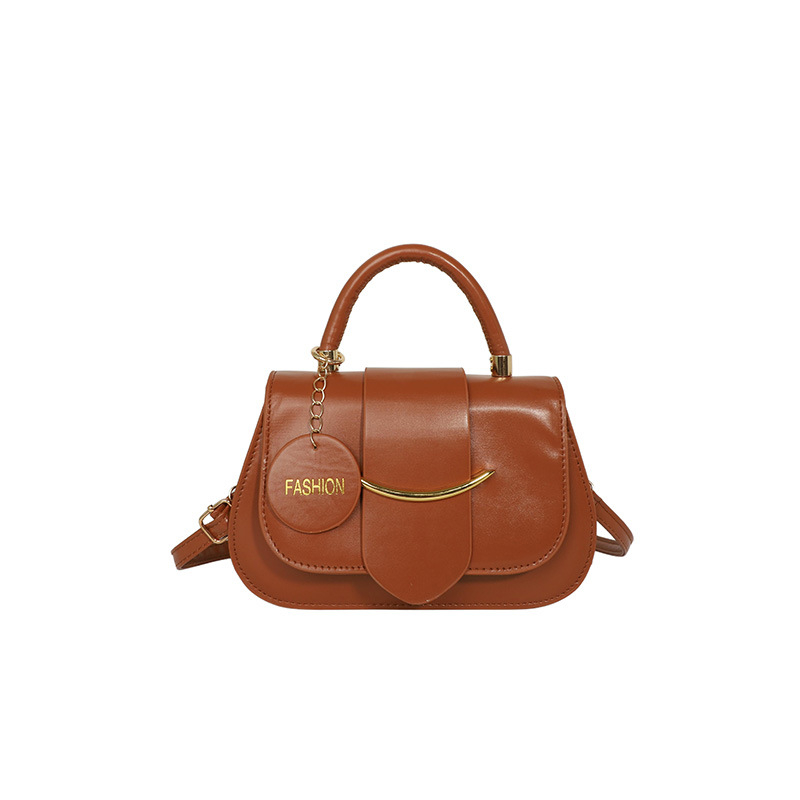 Geantă de damă tip șa de cal, cu o singură curea, 2026 model nou, culoare solidă, inspirată de Chanel, geantă crossbody pe umăr