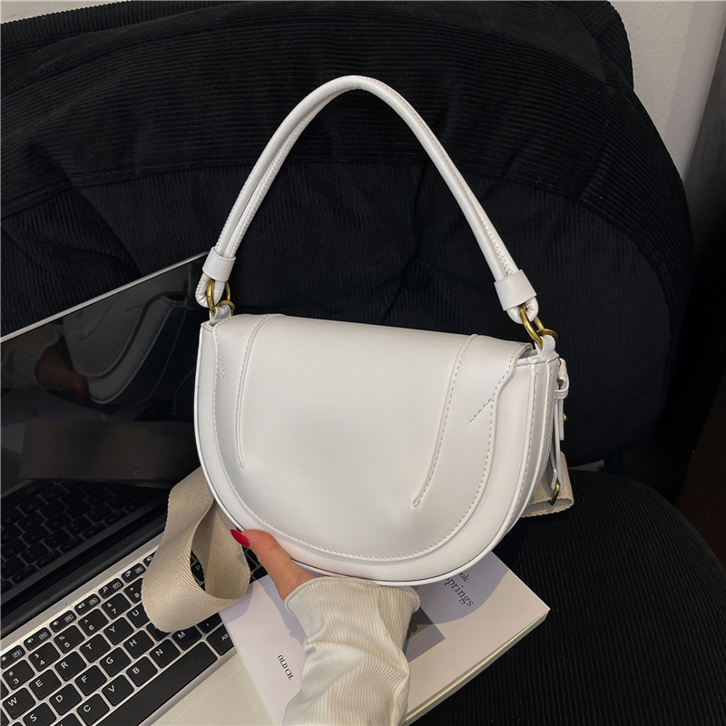 Geantă de damă în formă de șa, nou model 2026, stil modern pentru umăr și crossbody