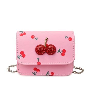 Geantă satchel pentru femei, proaspătă și casual, cu imprimeu căpșună, mică, tip crossbody, vara 2025