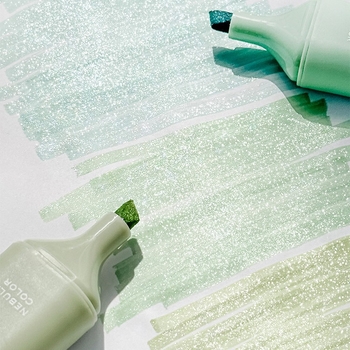 Csillogó fluoreszkáló jelölő toll diákoknak, színes naplóíráshoz