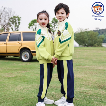 Set uniformă școlară pentru copii primăvară-toamnă – Bluza și pantaloni pentru clasele 1–3, zi de sport