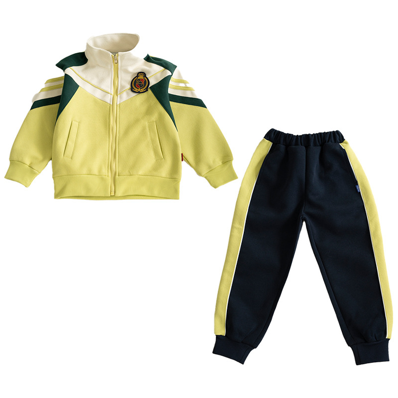 Set uniformă școlară pentru copii primăvară-toamnă – Bluza și pantaloni pentru clasele 1–3, zi de sport