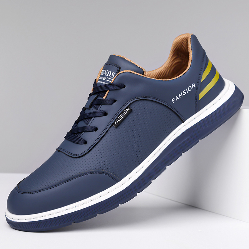 Pantofi casual pentru bărbați cu șiret, fabricați manual, stil sport pentru călătorii, model 9218