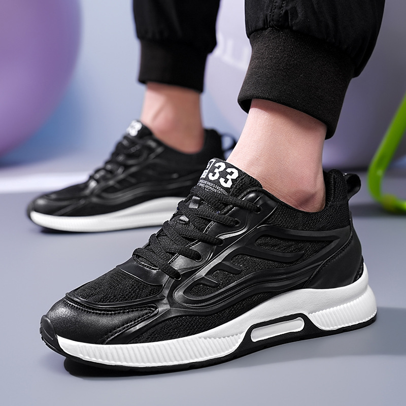 Muške tenisice s skrivenim 6 cm podizanjem, prozračan mrežasti gornji dio, sportske casual tenisice