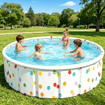 Piscină pliabilă pentru copii, neinflabilă, cadă de baie