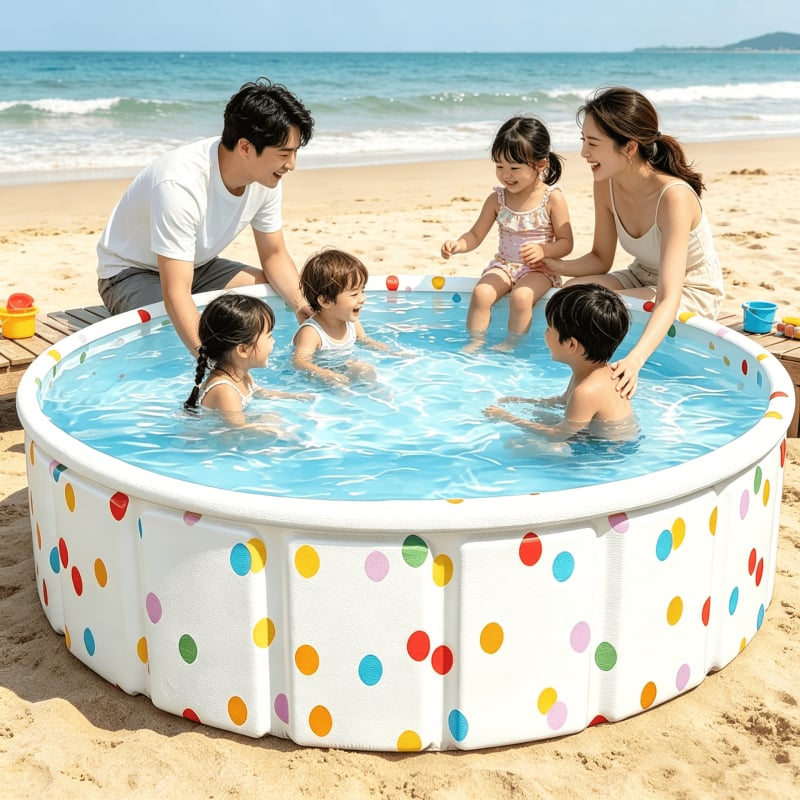 Piscină pliabilă pentru copii, neinflabilă, cadă de baie