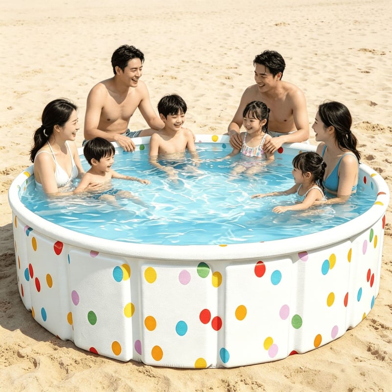 Piscină pliabilă pentru copii, neinflabilă, cadă de baie
