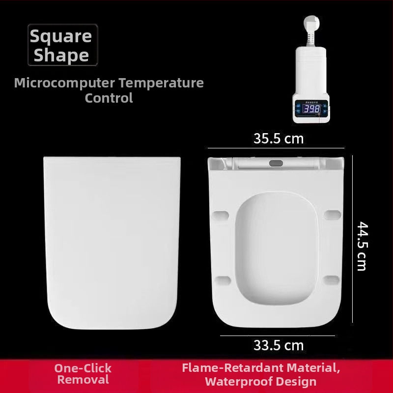 Cap de toaletă electric încălzit, cu control termostatic universal pentru uz casnic