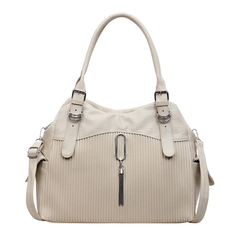 Geantă de damă din piele sintetică moale, stil american retro, crossbody cu curea, mare capacitate pentru utilizare zilnică