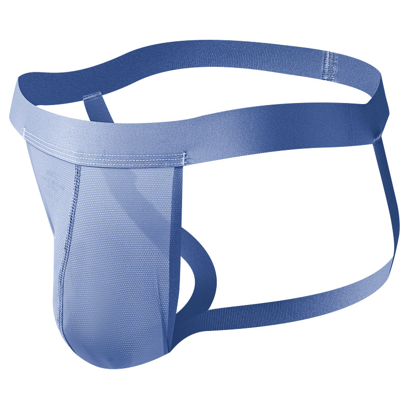 Thong masculin din ice silk, talie joasă, respirabil, uscare rapidă