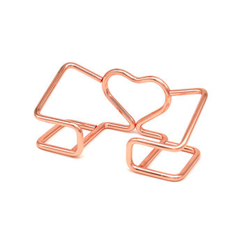 Suport pentru cărți de vizită din metal, design geometric minimalist