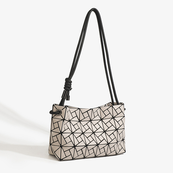 Windmill Tofu Bag, model nou 2024, geantă de damă crossbody cu model geometric în formă de diamant, casual și versatilă