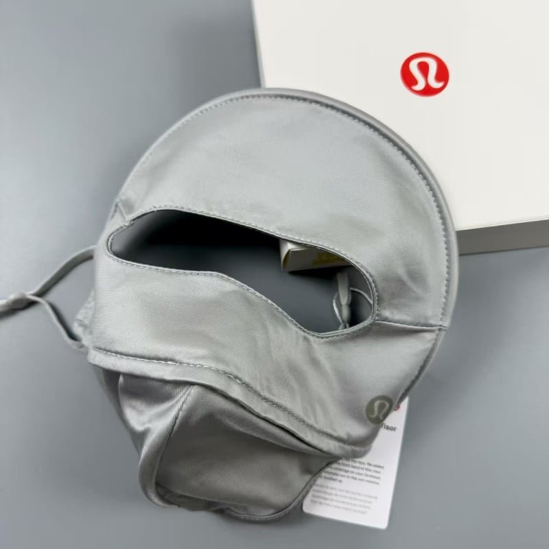 LULU mască facială de protecție UV pentru femei, vară, față completă, suprafață satin de mătase, suport 3D respirabil
