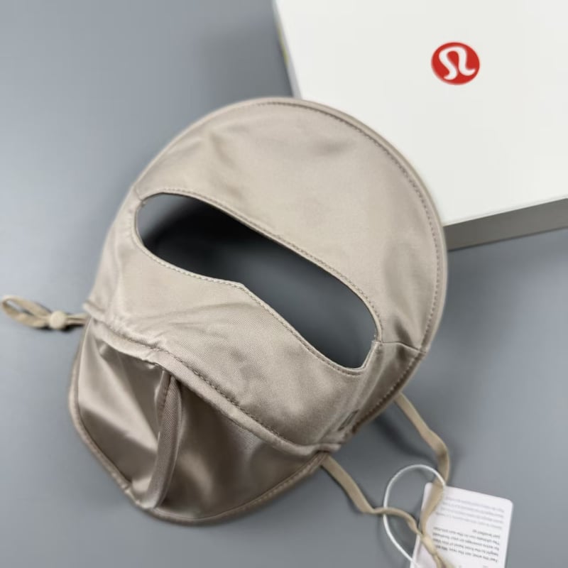 LULU mască facială de protecție UV pentru femei, vară, față completă, suprafață satin de mătase, suport 3D respirabil