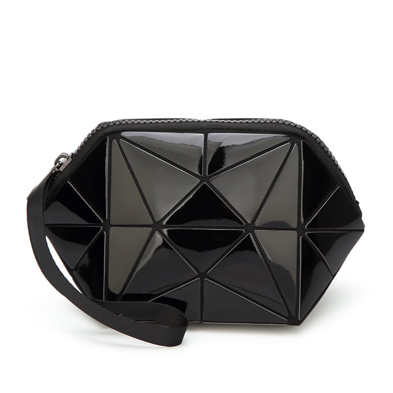 Geantă mică drăguță, cu model pătrat quilt, gentuță de machiaj, portofel geometric 3D, clutch de mână, organizator de depozitare