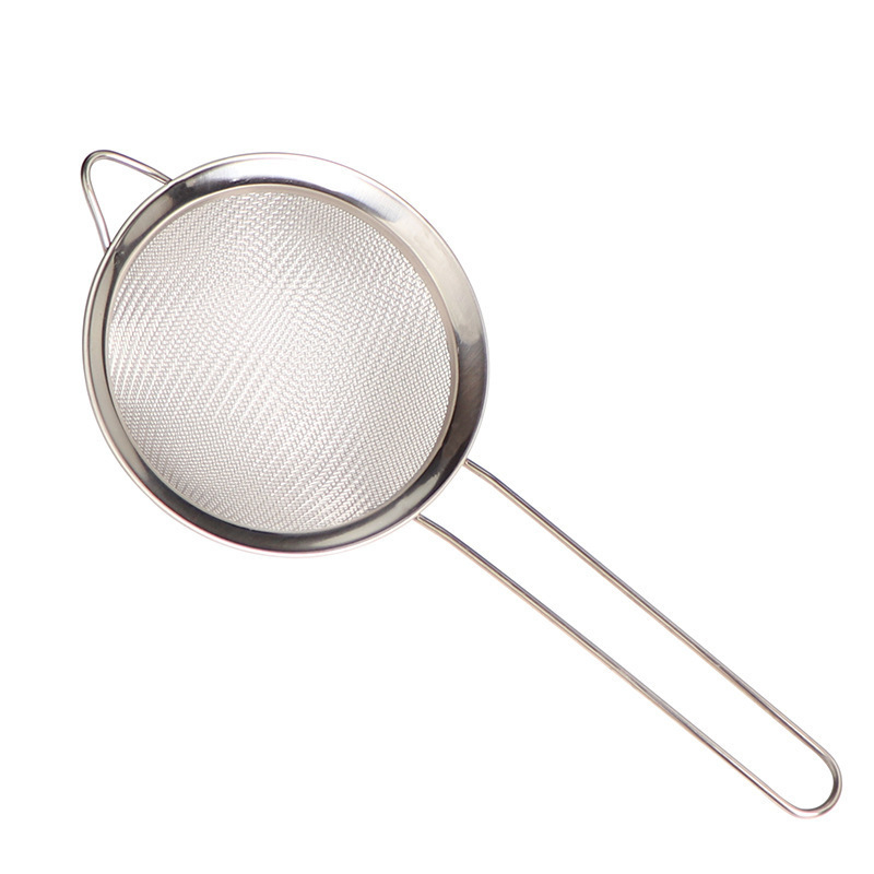 Colander din oțel inoxidabil pentru bucătărie, strecurătoare din plasă pentru făină și lapte de soia