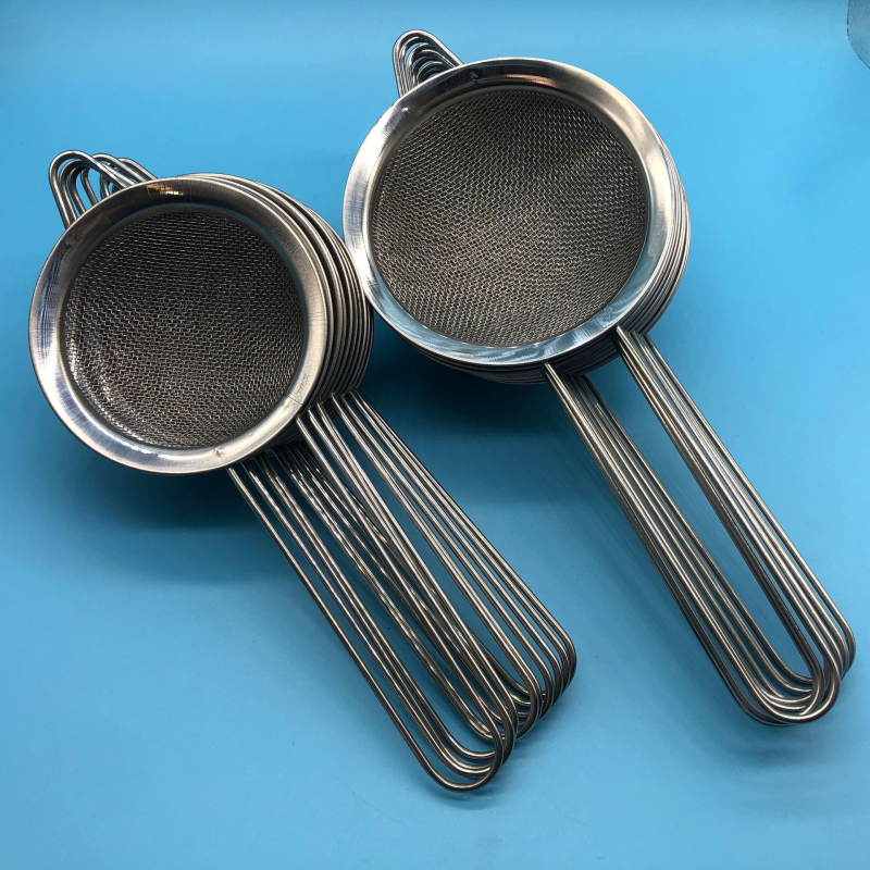Colander din oțel inoxidabil pentru bucătărie, strecurătoare din plasă pentru făină și lapte de soia