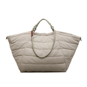 Geantă tote quiltată cu model nor, primăvara 2026, purtare pe umăr sau în mână