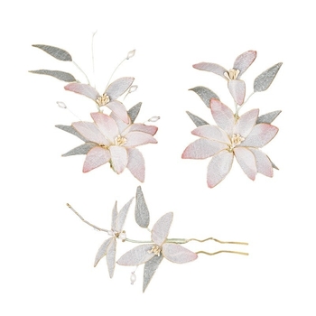 Agrafe de păr lucrate manual, filigran, în stil chinezesc, cu perle – accesorii Hanfu