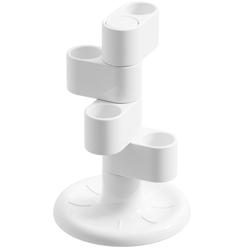 Suport pentru pixuri rotativ la 360°, tub de depozitare pe mai multe niveluri pentru birou, organizator mare pentru pixuri