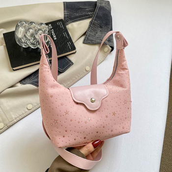 Geantă pentru femei în formă de semilună, stil coreean, vară 2026, crossbody elegantă și proaspătă