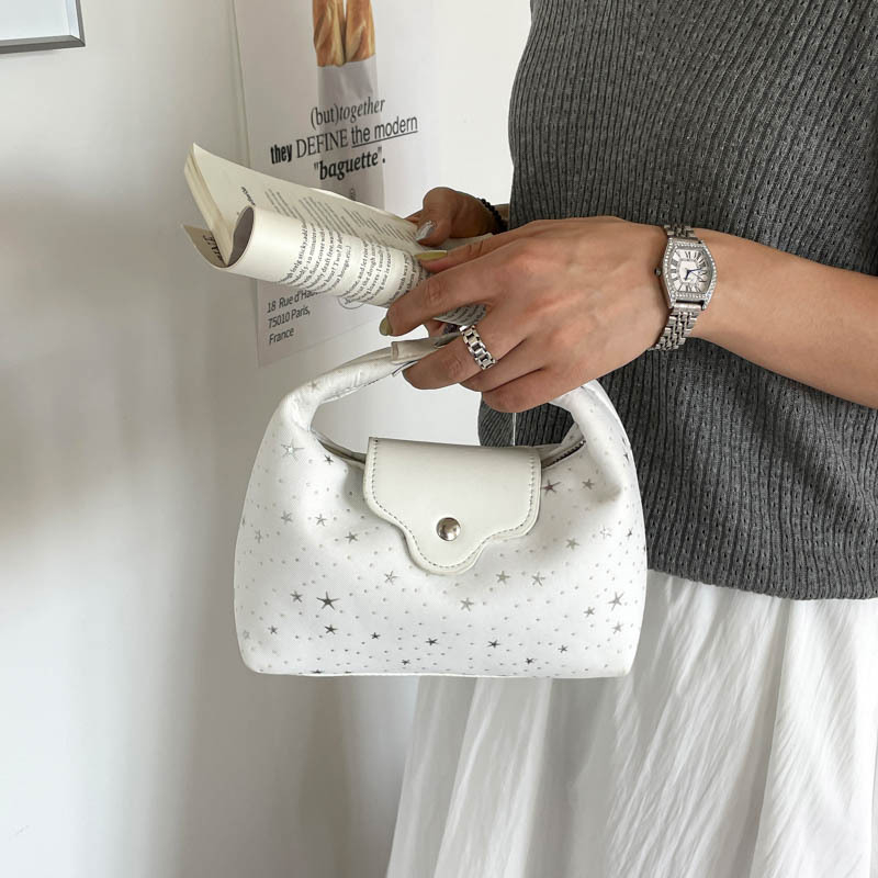 Geantă pentru femei în formă de semilună, stil coreean, vară 2026, crossbody elegantă și proaspătă