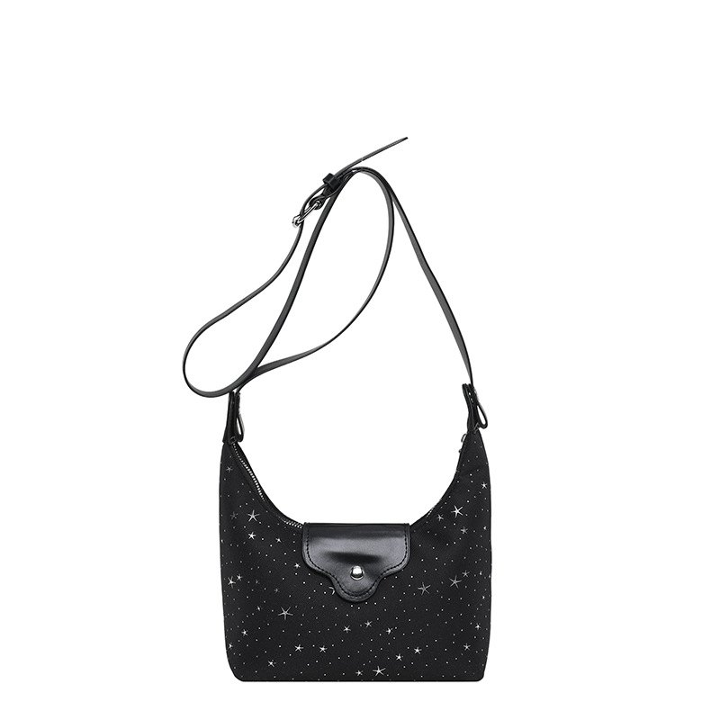 Geantă pentru femei în formă de semilună, stil coreean, vară 2026, crossbody elegantă și proaspătă