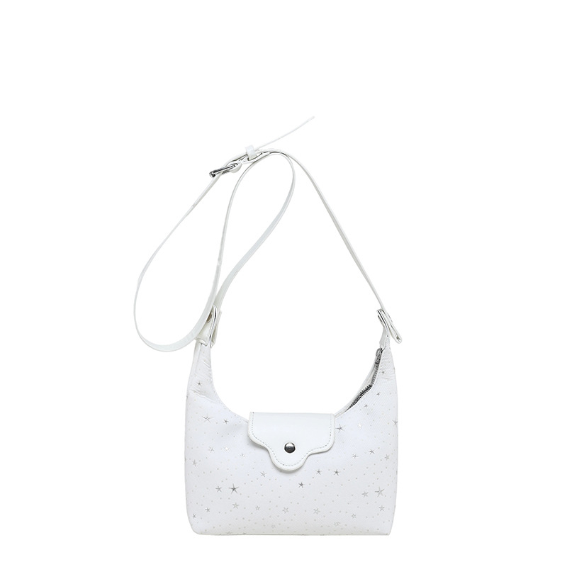Geantă pentru femei în formă de semilună, stil coreean, vară 2026, crossbody elegantă și proaspătă