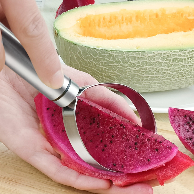 Separator de pulpă din oțel inoxidabil 304 și Îndepărtător de semințe pentru cantalupă, pepene verde și fructul dragonului
