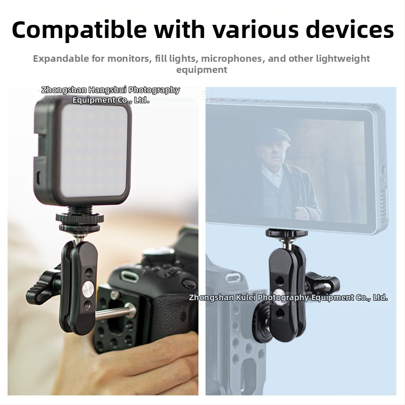 Suport universal cu braț magic pentru cameră DSLR și monitor, clemă multifuncțională pentru fotografiere pe bicicletă cu extensie externă