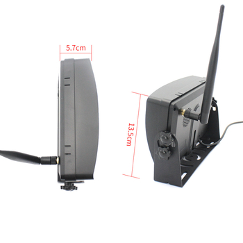 Monitor LCD de 7 inch pentru vedere spre spate, kit cameră de mers înapoi wireless pentru vehicule și remorci