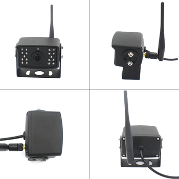 Monitor LCD de 7 inch pentru vedere spre spate, kit cameră de mers înapoi wireless pentru vehicule și remorci