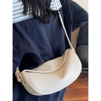 Geantă Dumpling – casual, moale, retro, mini crossbody pentru femei, stil urban, PU