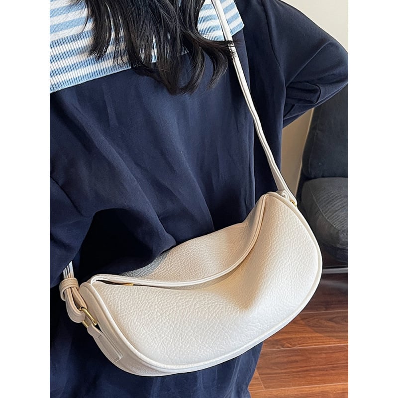 Geantă Dumpling – casual, moale, retro, mini crossbody pentru femei, stil urban, PU