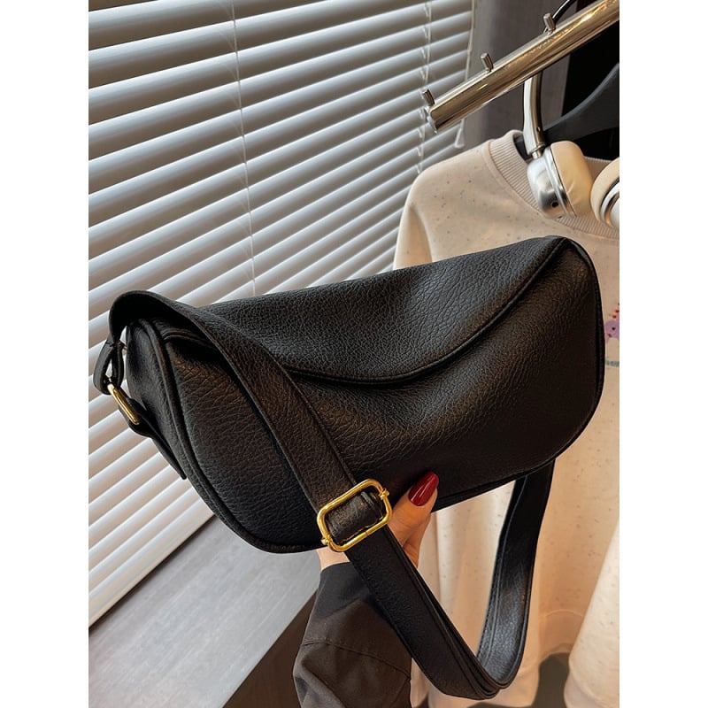 Geantă Dumpling – casual, moale, retro, mini crossbody pentru femei, stil urban, PU