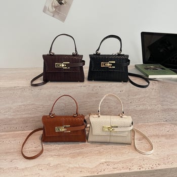 Geantă Kelly în stil coreean, design de nișă, culoare uni, pentru mână sau crossbody, pentru femei, primăvara 2026